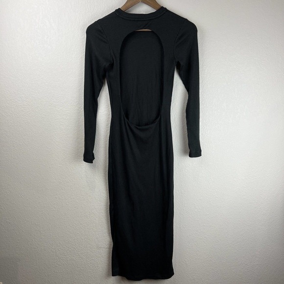 All Saints | Dresses | All Saints Dress Women 8 Black Backless Bodycon Long  Sleeve | Poshmark